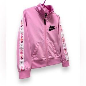 Nike Girls Heart Logo Zip Jacket Kids Size 4XS